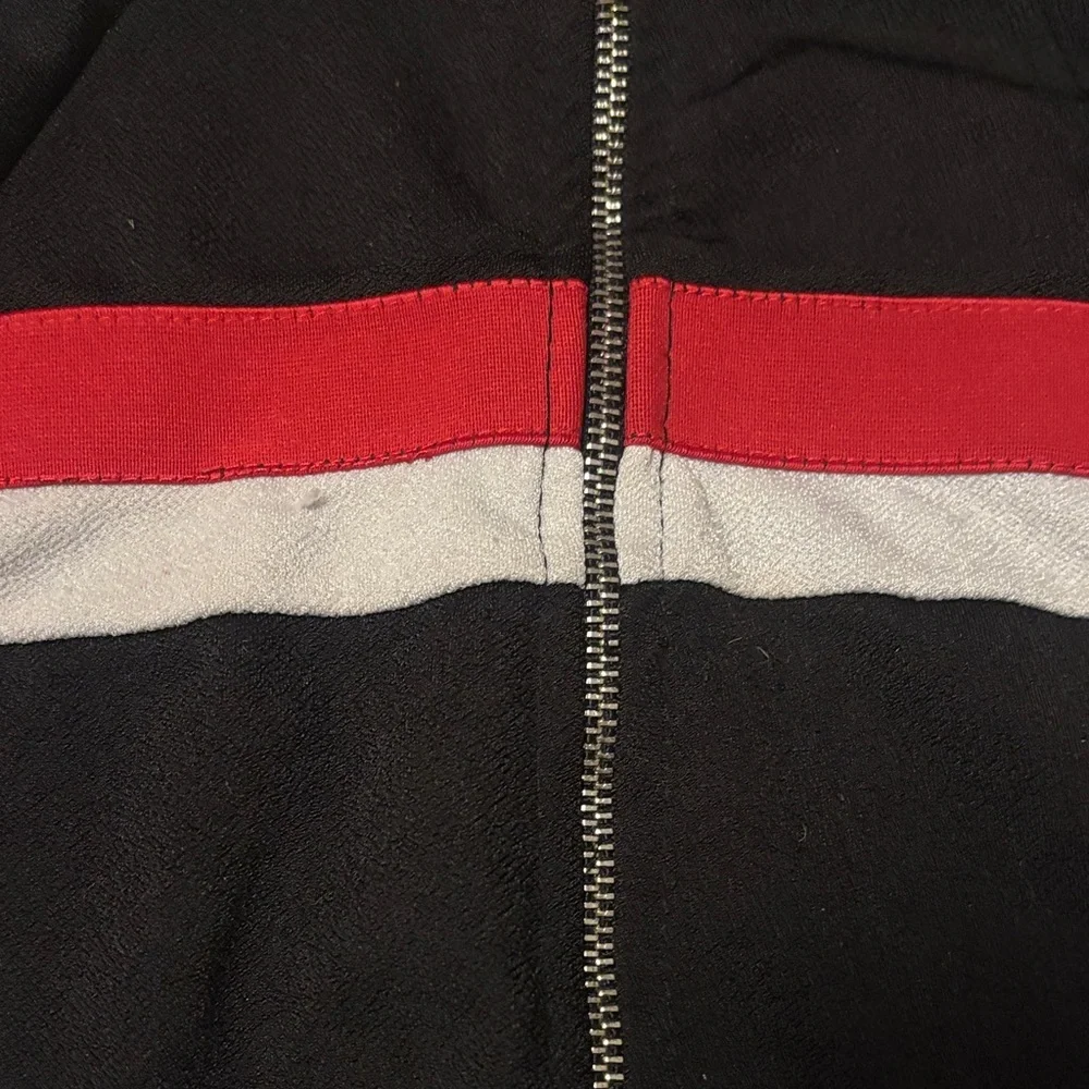 Pinc Premium Black and Red Kids Jacket